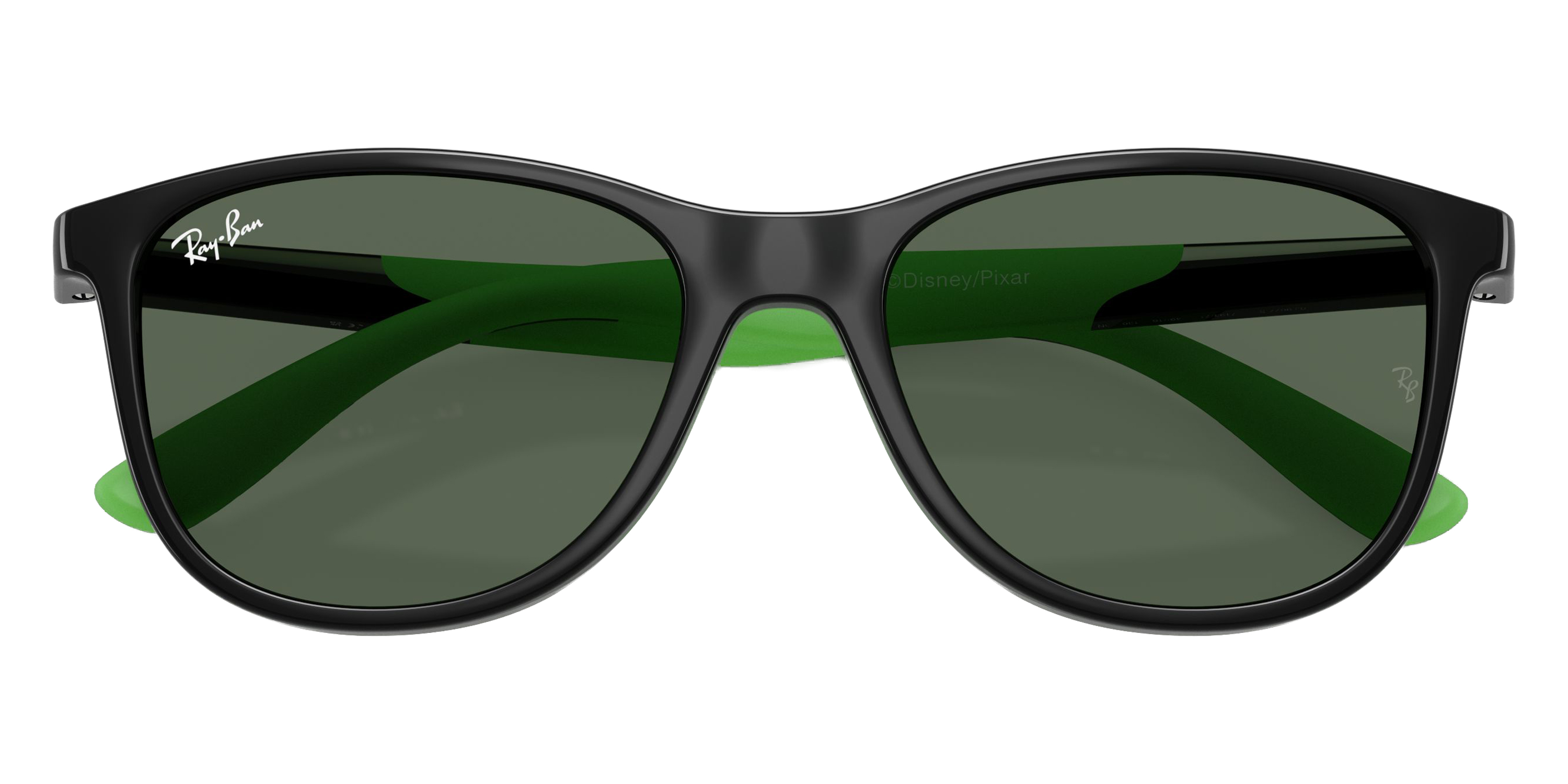 Color: Black and Rubber Green (719371) - Ray-Ban RJ9077S71937149