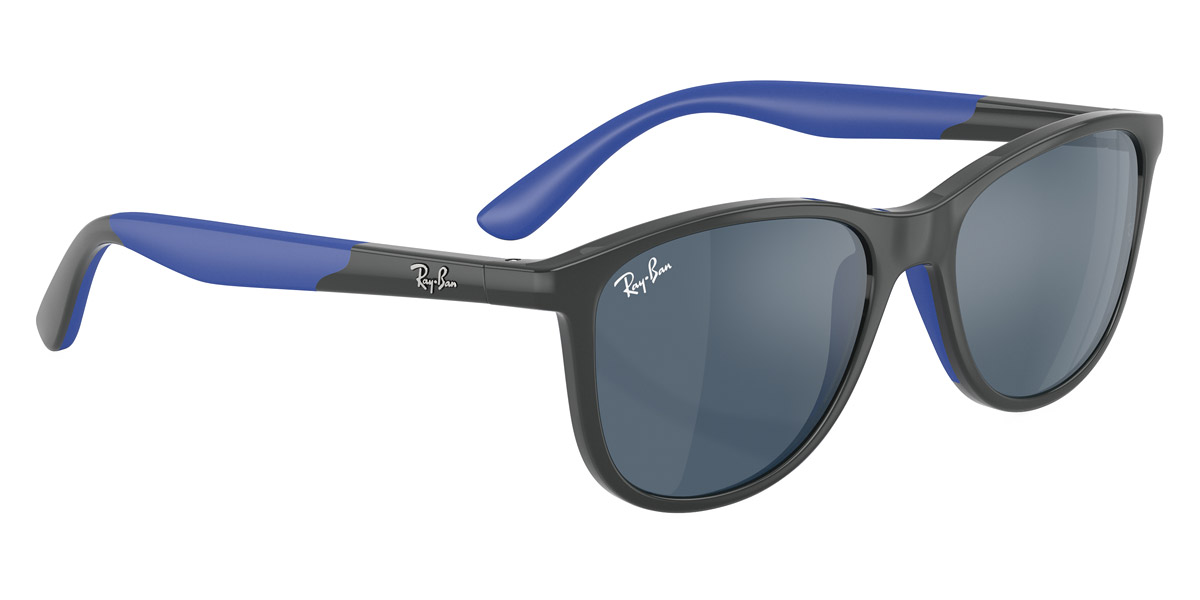 Color: Gray on Rubber Blue (715155) - Ray-Ban RJ9077SF71515549