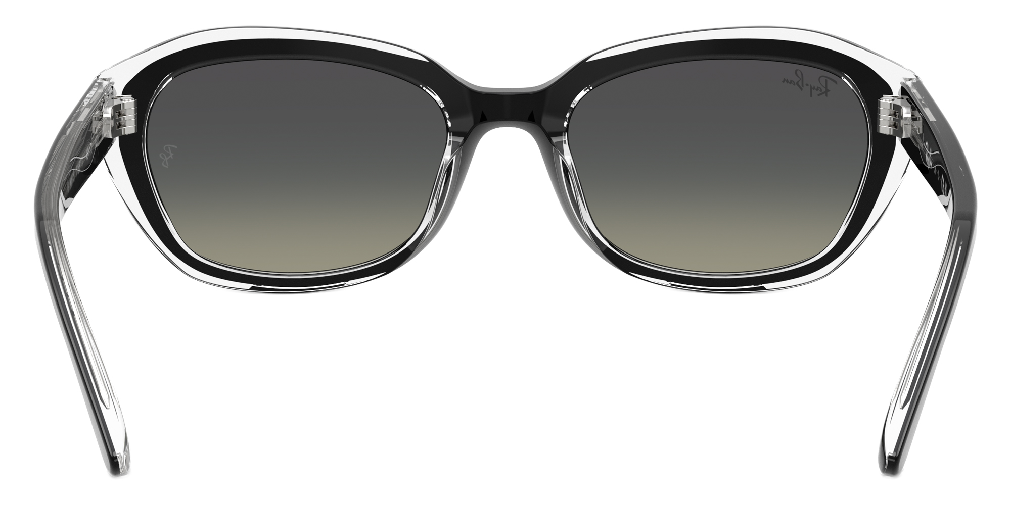 Color: Black on Transparent (715811) - Ray-Ban RJ9081S71581148