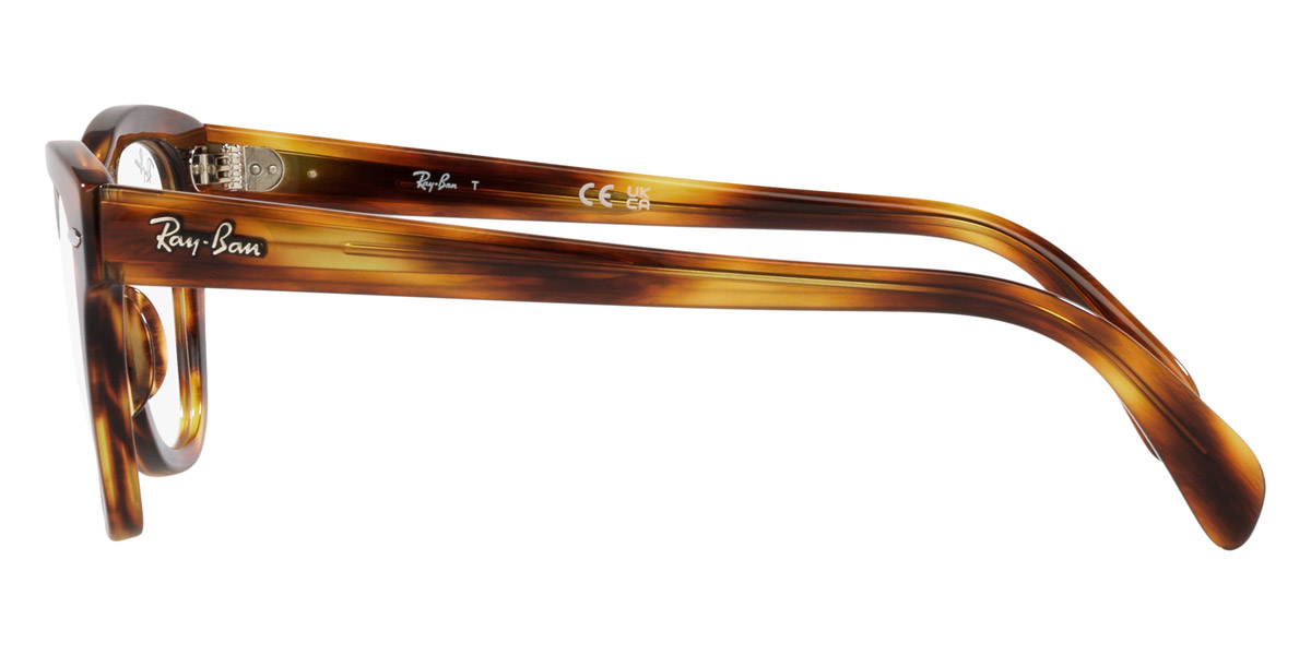 Color: Striped Havana (2144) - Ray-Ban RX0707V214448