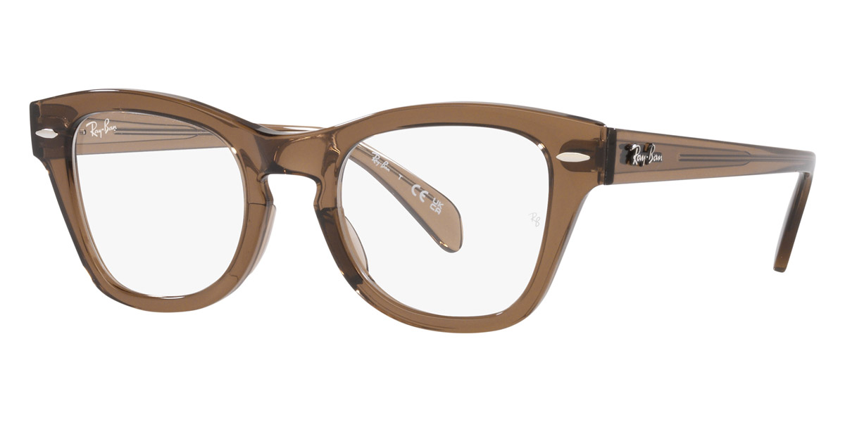 Color: Transparent Light Brown (8198) - Ray-Ban RX0707V819848