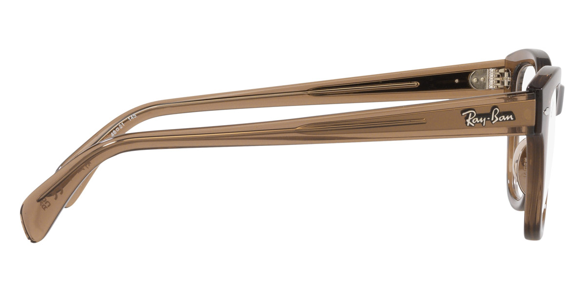 Color: Transparent Light Brown (8198) - Ray-Ban RX0707V819848