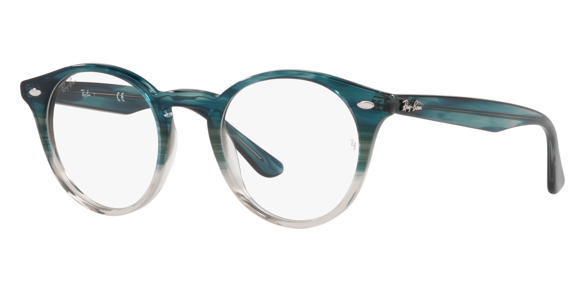 Color: Gradient Turquoise Havana (8146) - Ray-Ban RX2180V814649