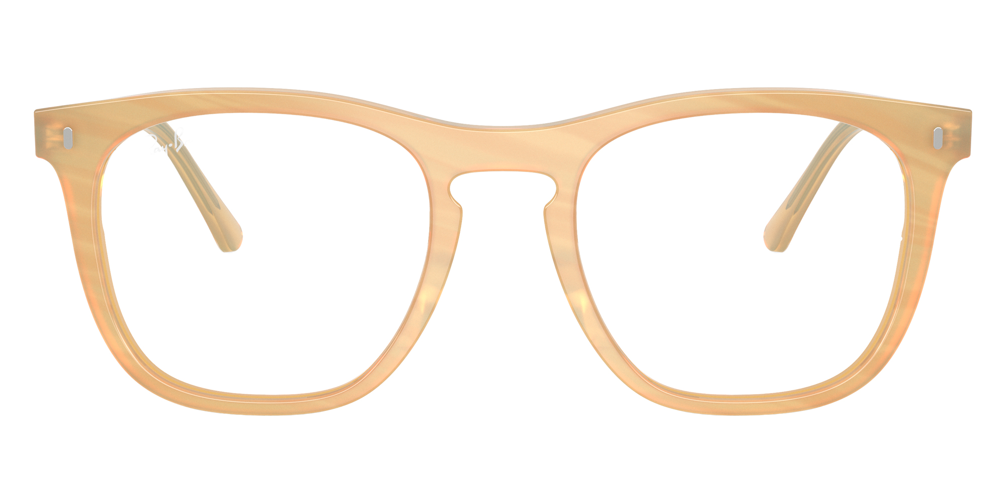 Color: Photo Striped Brown (8383) - Ray-Ban RX2210V838353