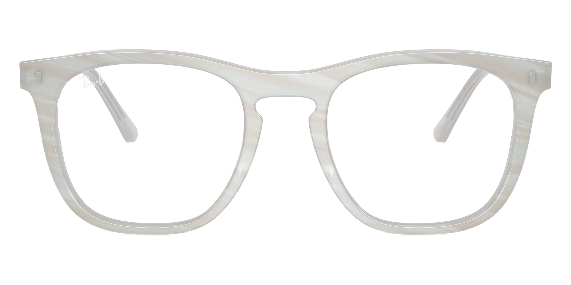 Color: Photo Striped Light Blue (8382) - Ray-Ban RX2210VF838253