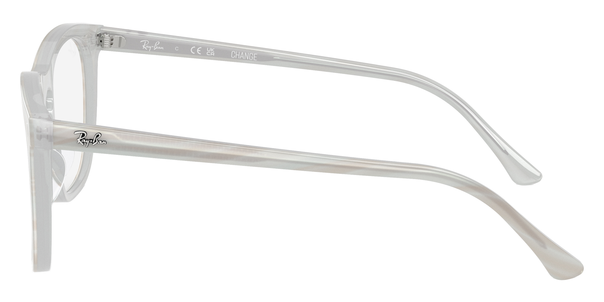 Color: Photo Striped Light Blue (8382) - Ray-Ban RX2210VF838253