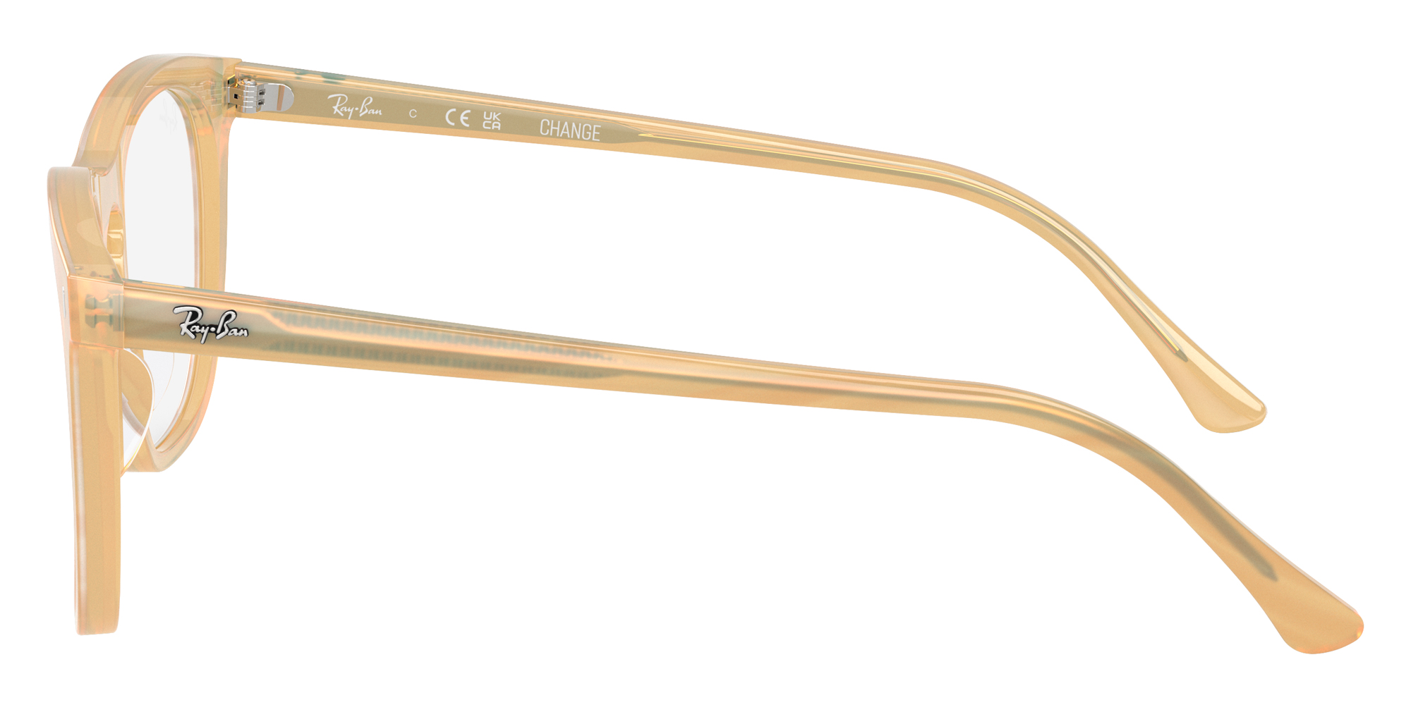 Color: Photo Striped Brown (8383) - Ray-Ban RX2210VF838353