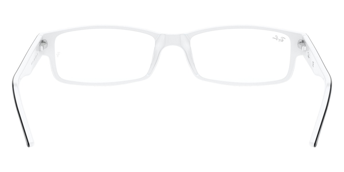 Ray Ban RX5114 2097 52 Black On White Eyeglasses