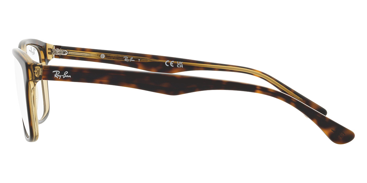 Color: Havana on Transparent Yellow (8285) - Ray-Ban RX5279828553