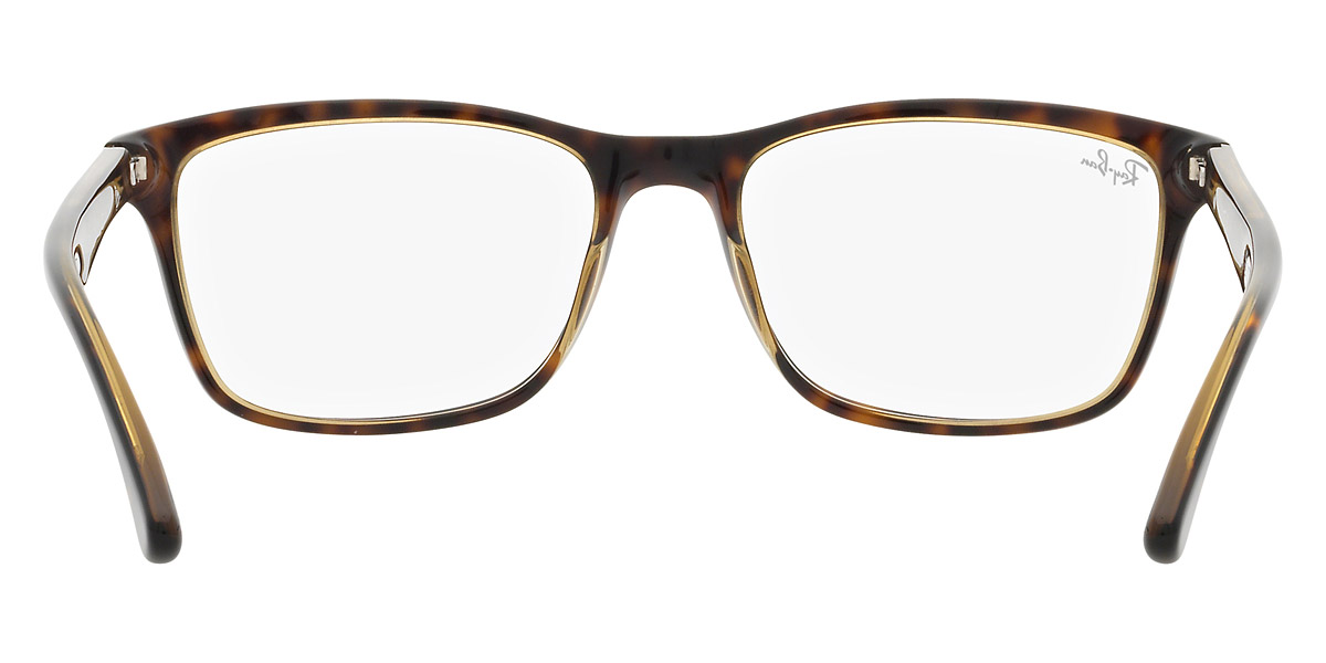 Color: Havana on Transparent Yellow (8285) - Ray-Ban RX5279828553