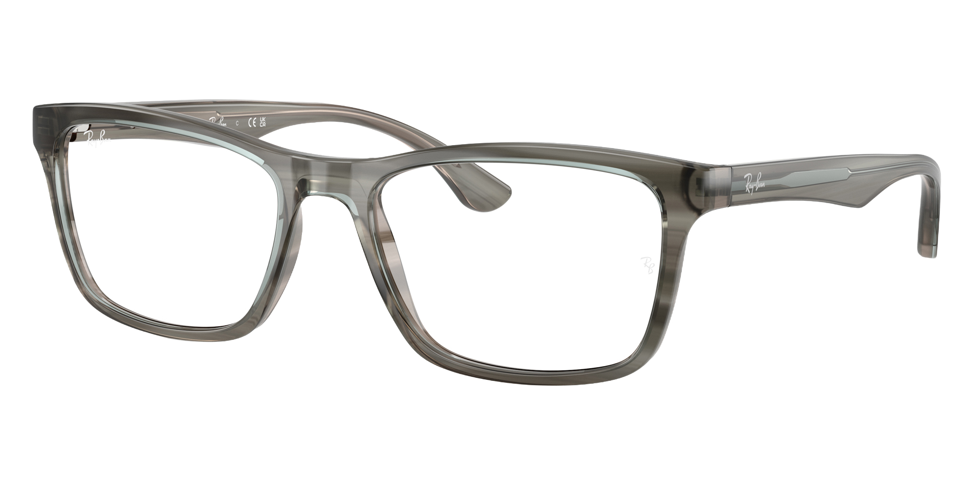 Color: Striped Gray (8453) - Ray-Ban RX5279F845355