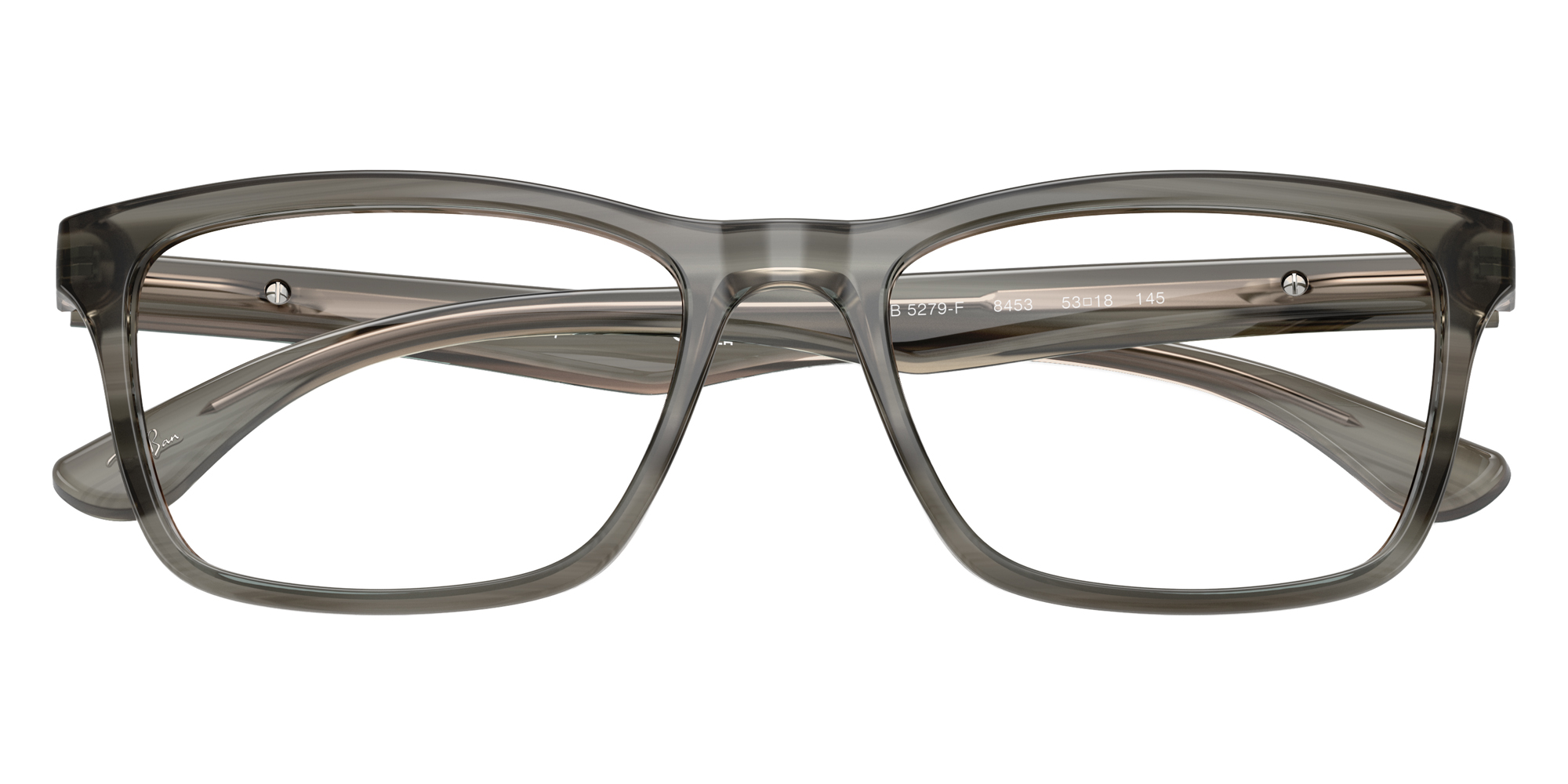 Color: Striped Gray (8453) - Ray-Ban RX5279F845355