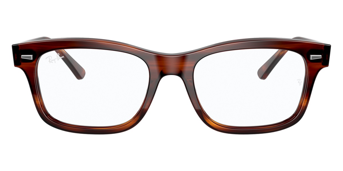 Ray-Ban™ Mr Burbank RX5383 2144 54 Striped Red Havana Eyeglasses