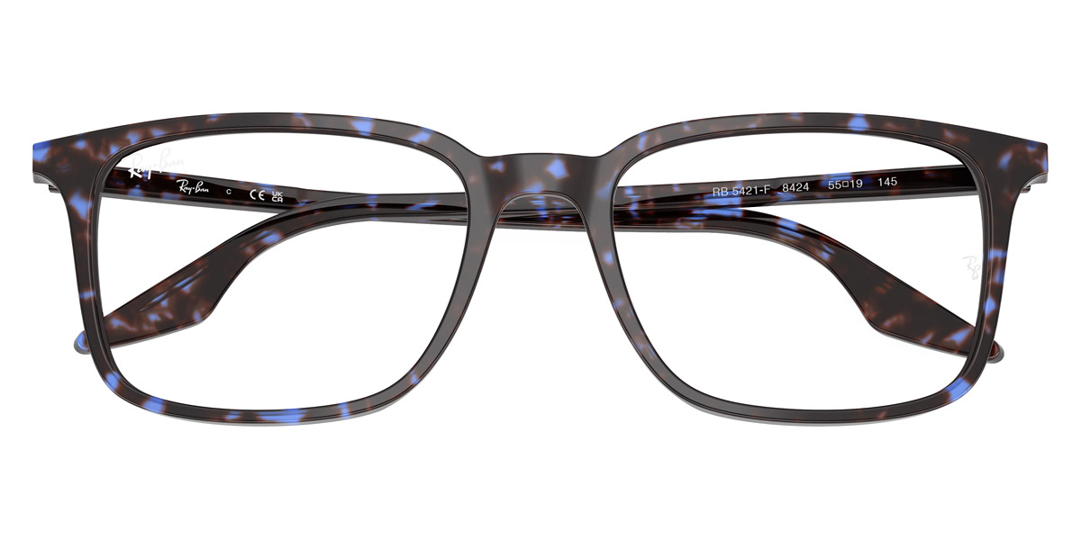Color: Havana Blue Turtle (8424) - Ray-Ban RX5421F842455