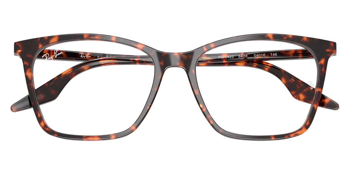 Color: Havana Red Turtle (8423) - Ray-Ban RX5422842354