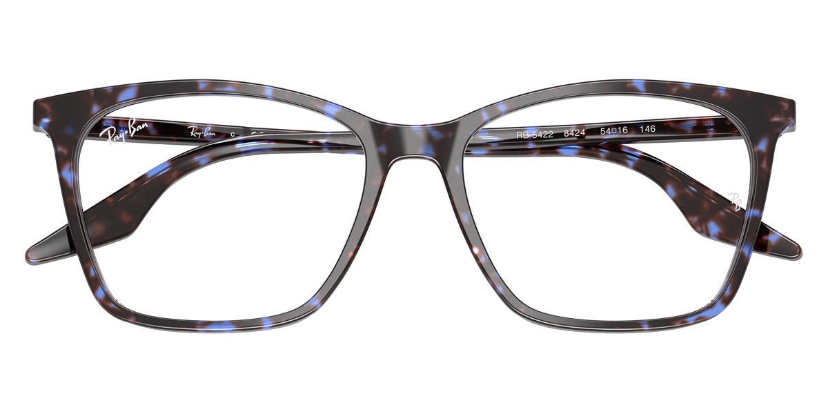 Color: Havana Blue Turtle (8424) - Ray-Ban RX5422842452