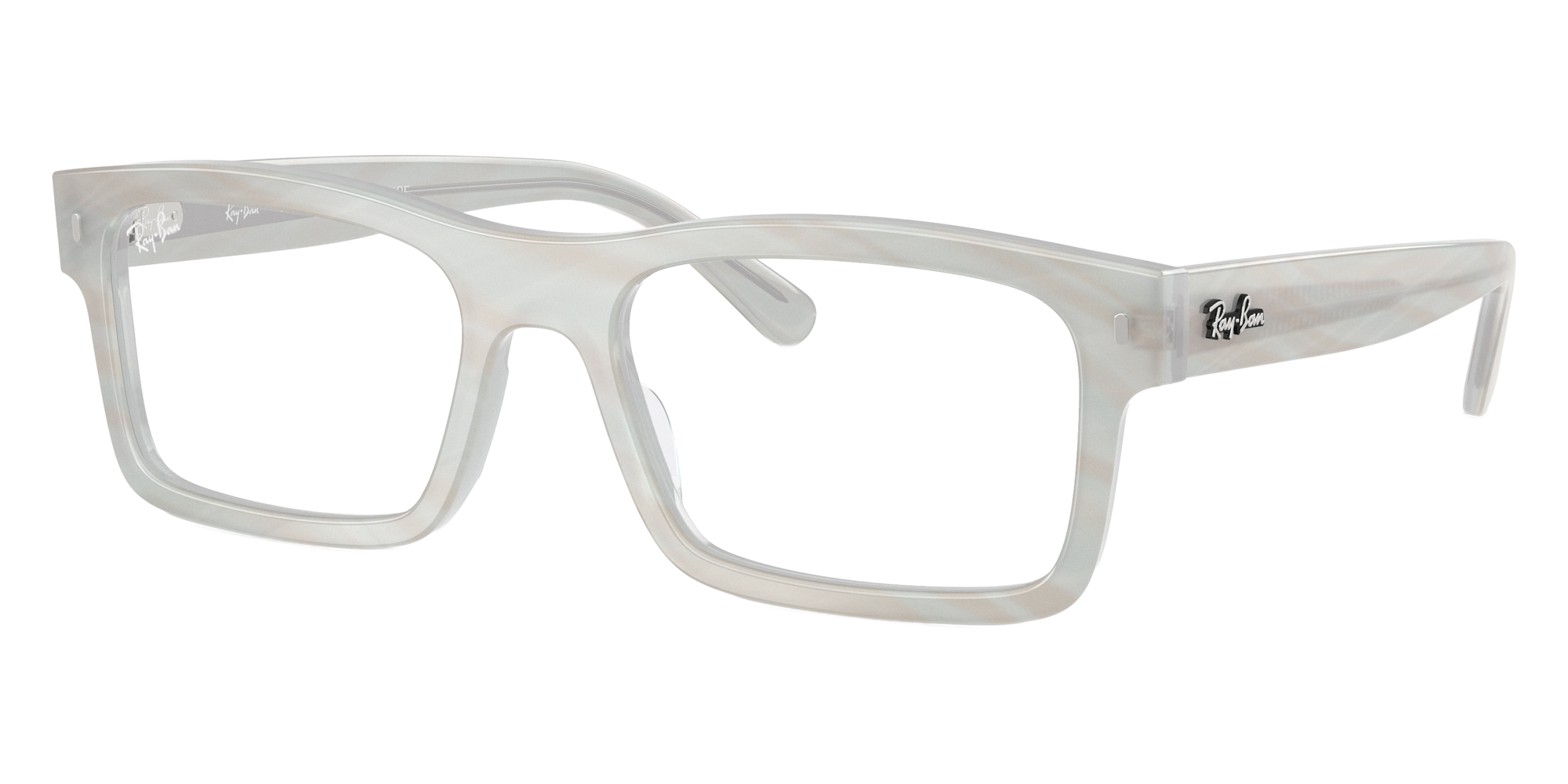 Color: Photo Striped Light Blue (8382) - Ray-Ban RX5435838254