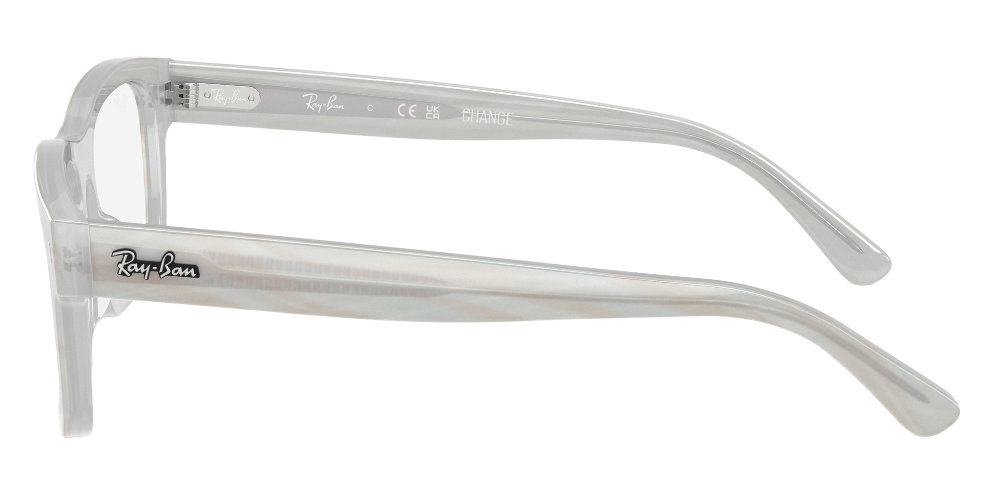 Color: Photo Striped Light Blue (8382) - Ray-Ban RX5435838254