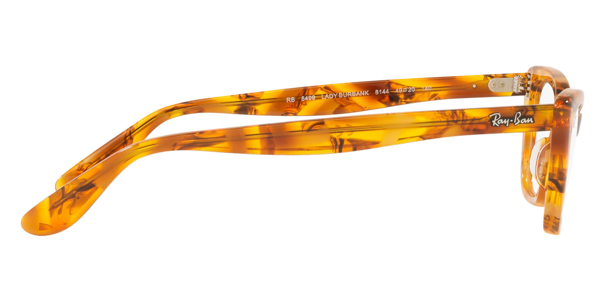 Ray-Ban™ Lady Burbank RX5499 8144 51 Amber Tortoise Eyeglasses