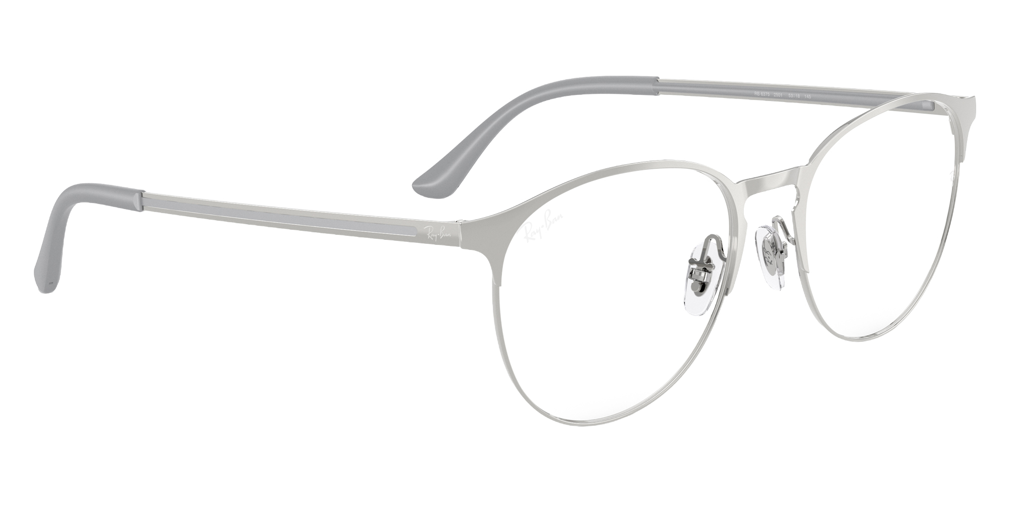 Color: Silver on Silver (2501) - Ray-Ban RX6375250153