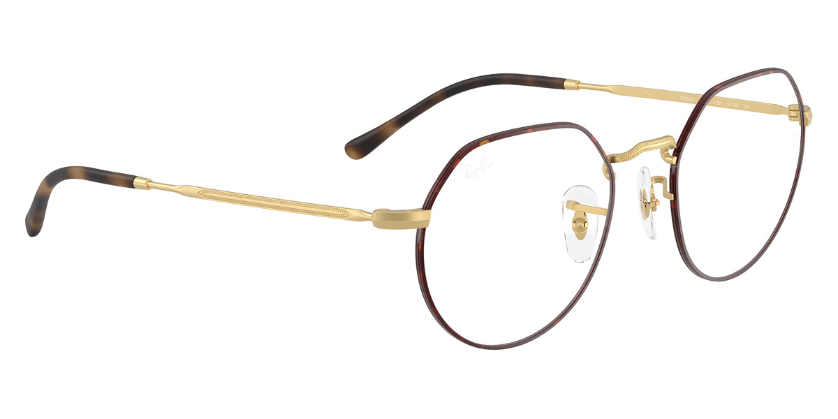Color: Matte Havana on Matte Arista Gold (3188) - Ray-Ban RX6465318849
