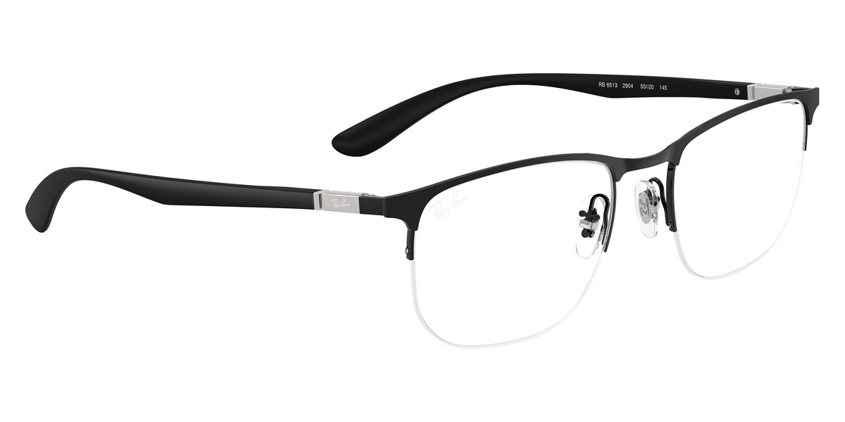 Color: Matte Black on Black (2904) - Ray-Ban RX6513290453