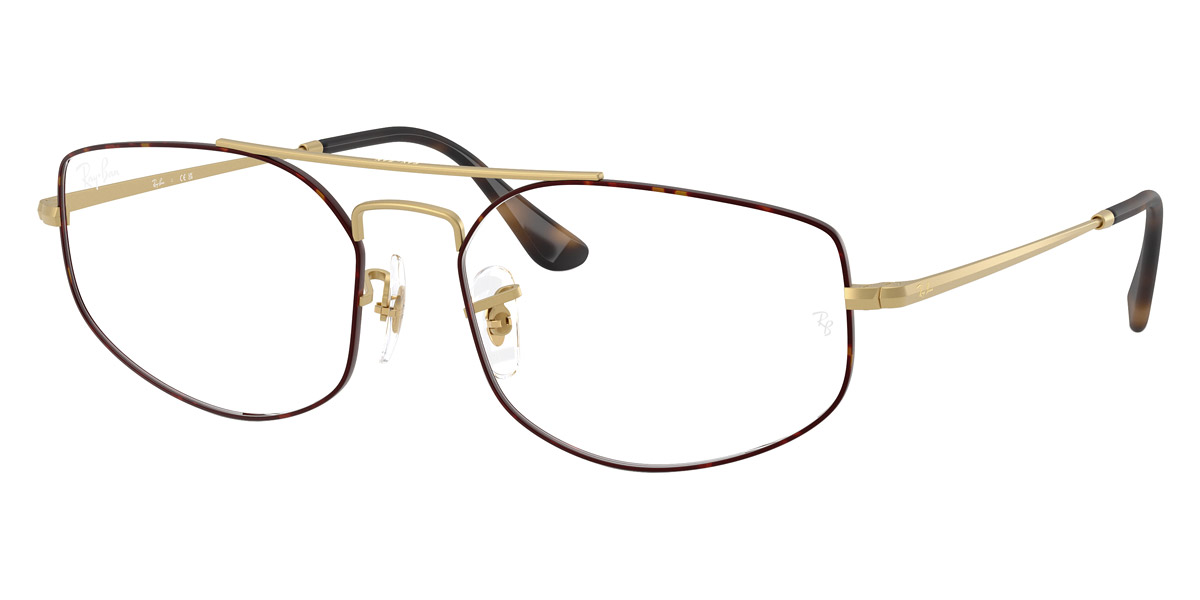 Color: Matte Havana on Matte Arista Gold (3188) - Ray-Ban RX6545318856