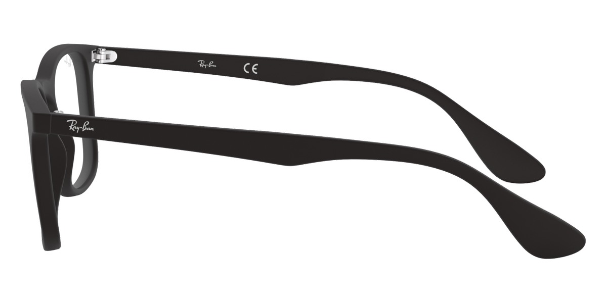 Ray Ban RX7074 5364 52 Rubber Black Eyeglasses