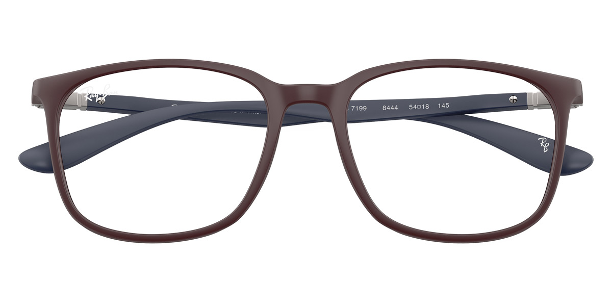 Color: Matte Dark Violet/Matte Dark Blue (8444) - Ray-Ban RX7199844452