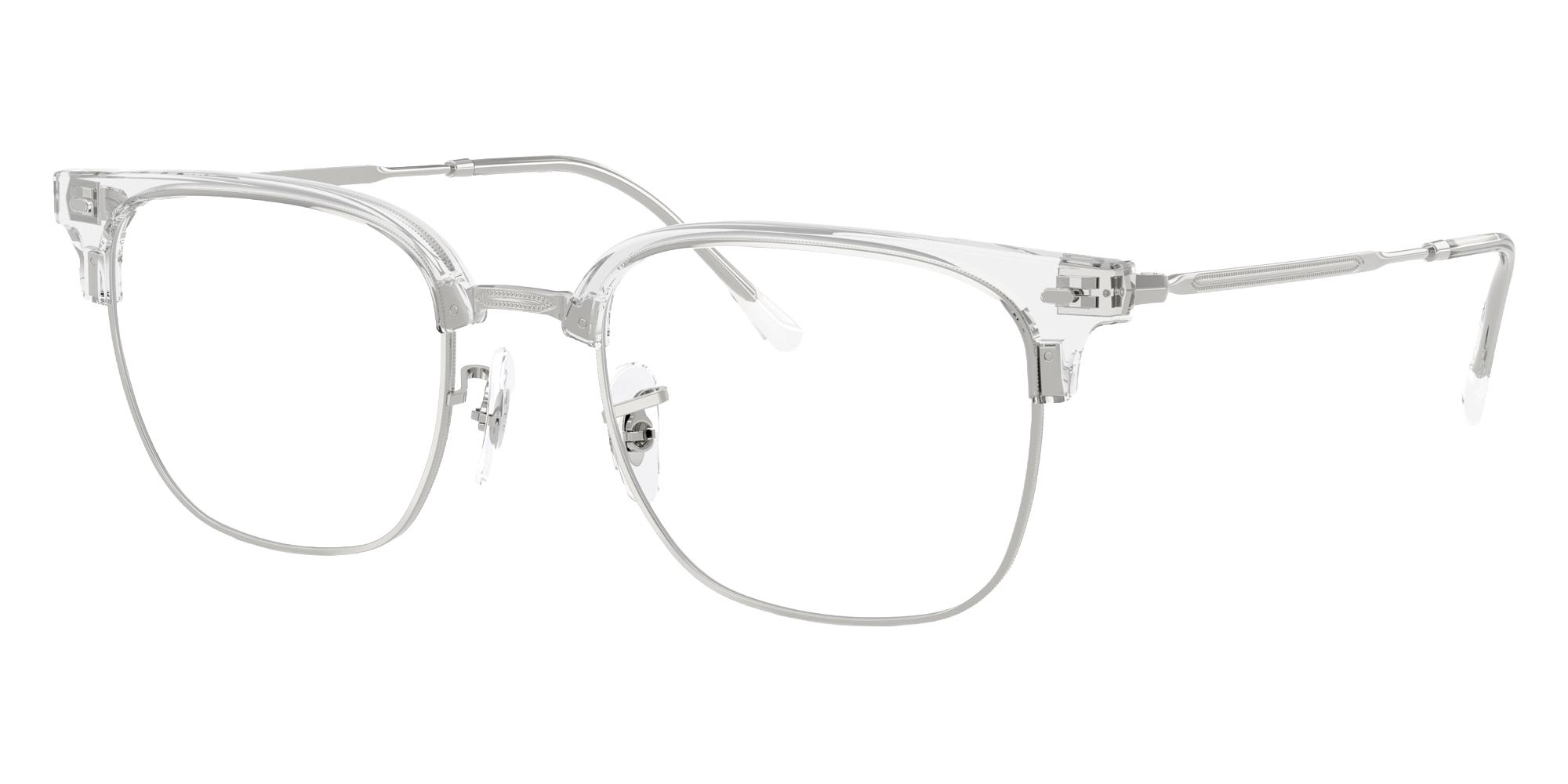 Color: Transparent on Silver (2001) - Ray-Ban RX7216200151