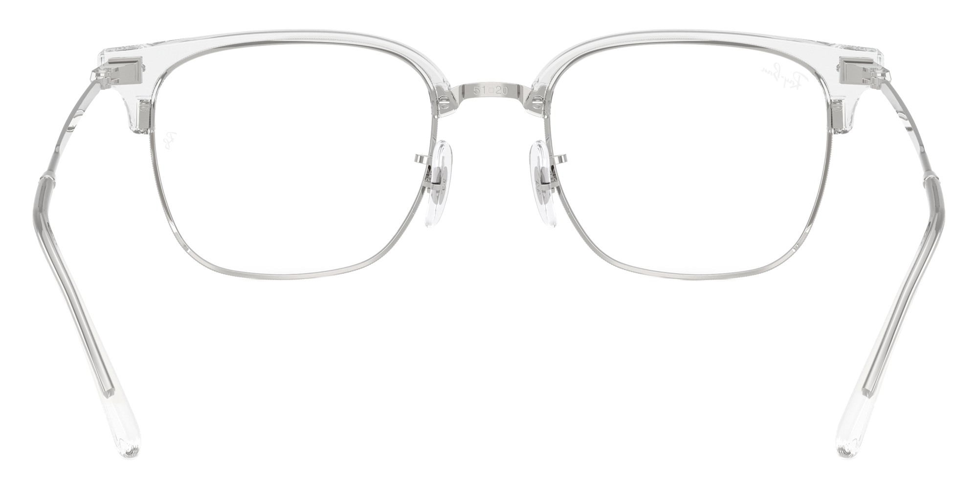 Color: Transparent on Silver (2001) - Ray-Ban RX7216200151