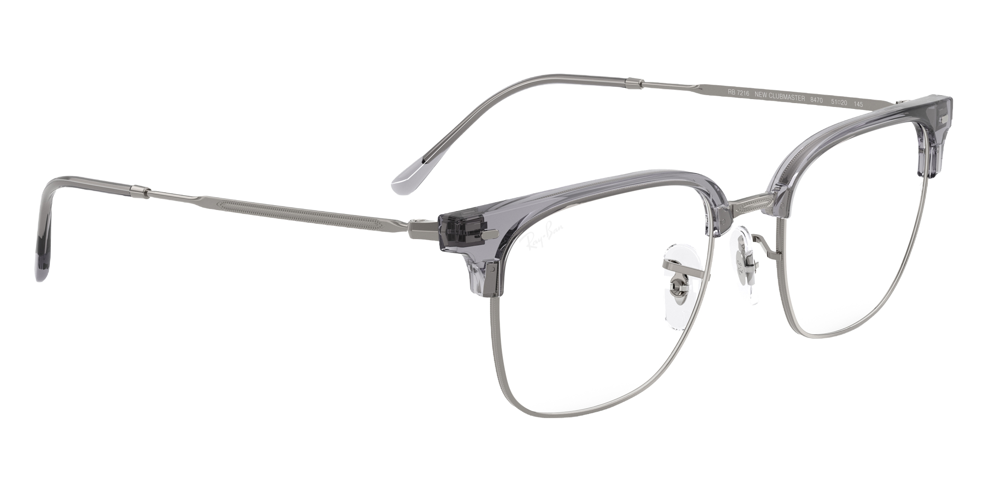 Color: Gray on Gunmetal (8470) - Ray-Ban RX7216847051