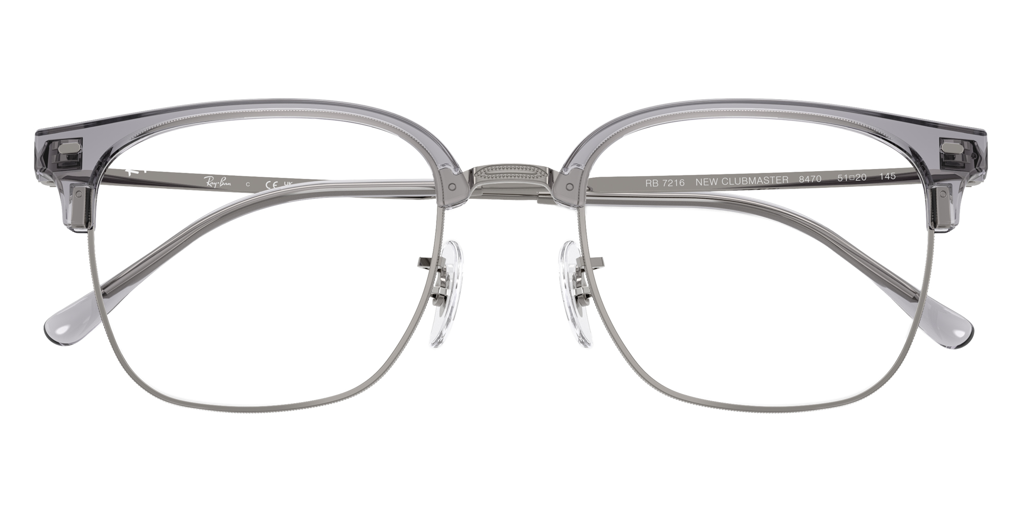 Color: Gray on Gunmetal (8470) - Ray-Ban RX7216847051