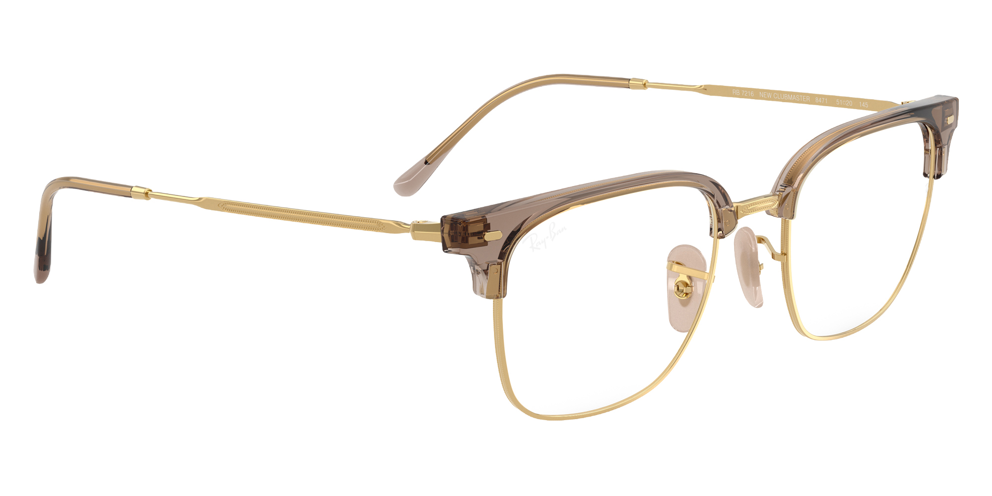 Color: Beige on Gold (8471) - Ray-Ban RX7216847151