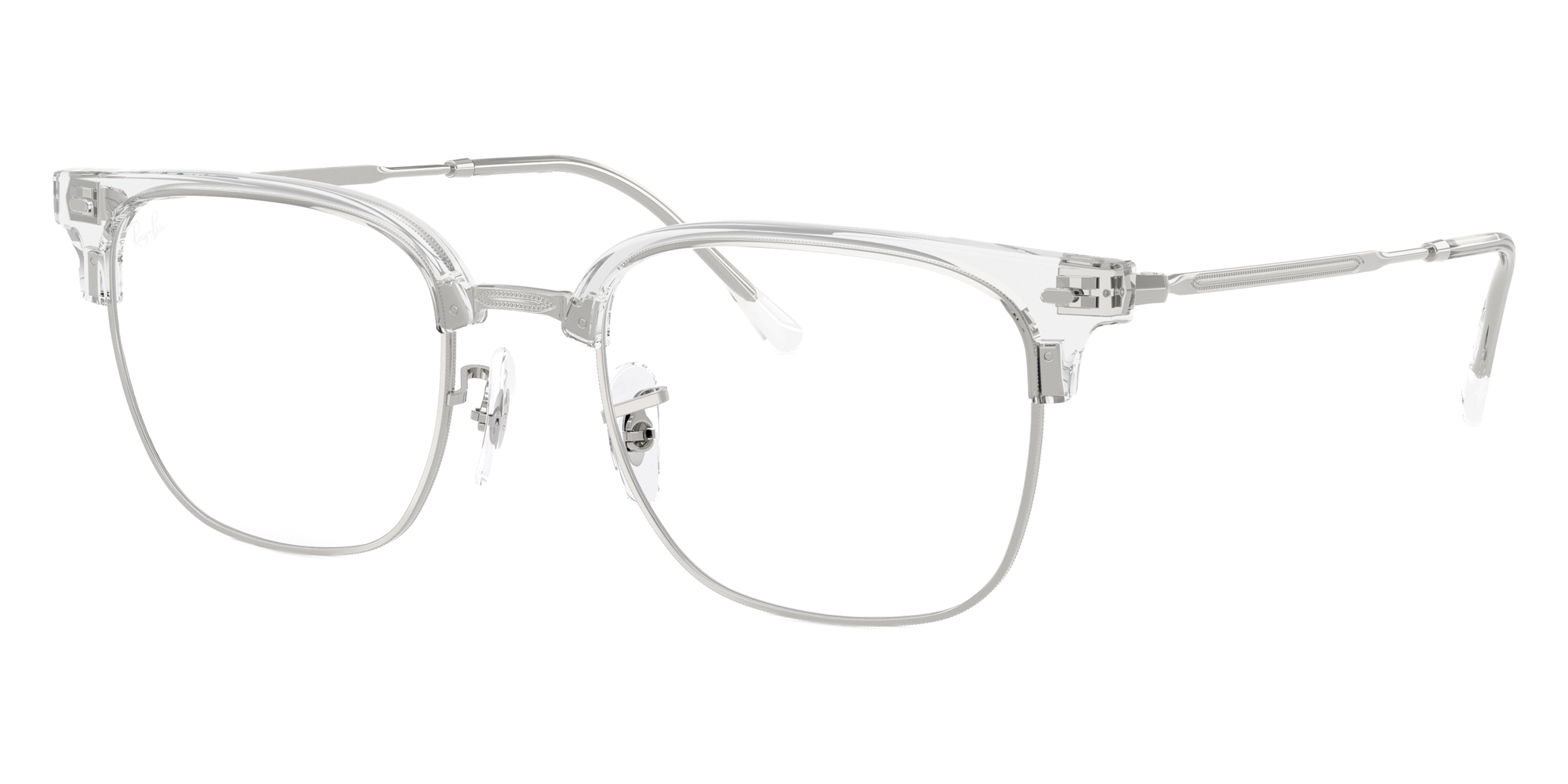 Color: Transparent on Silver (2001) - Ray-Ban RX7216F200153