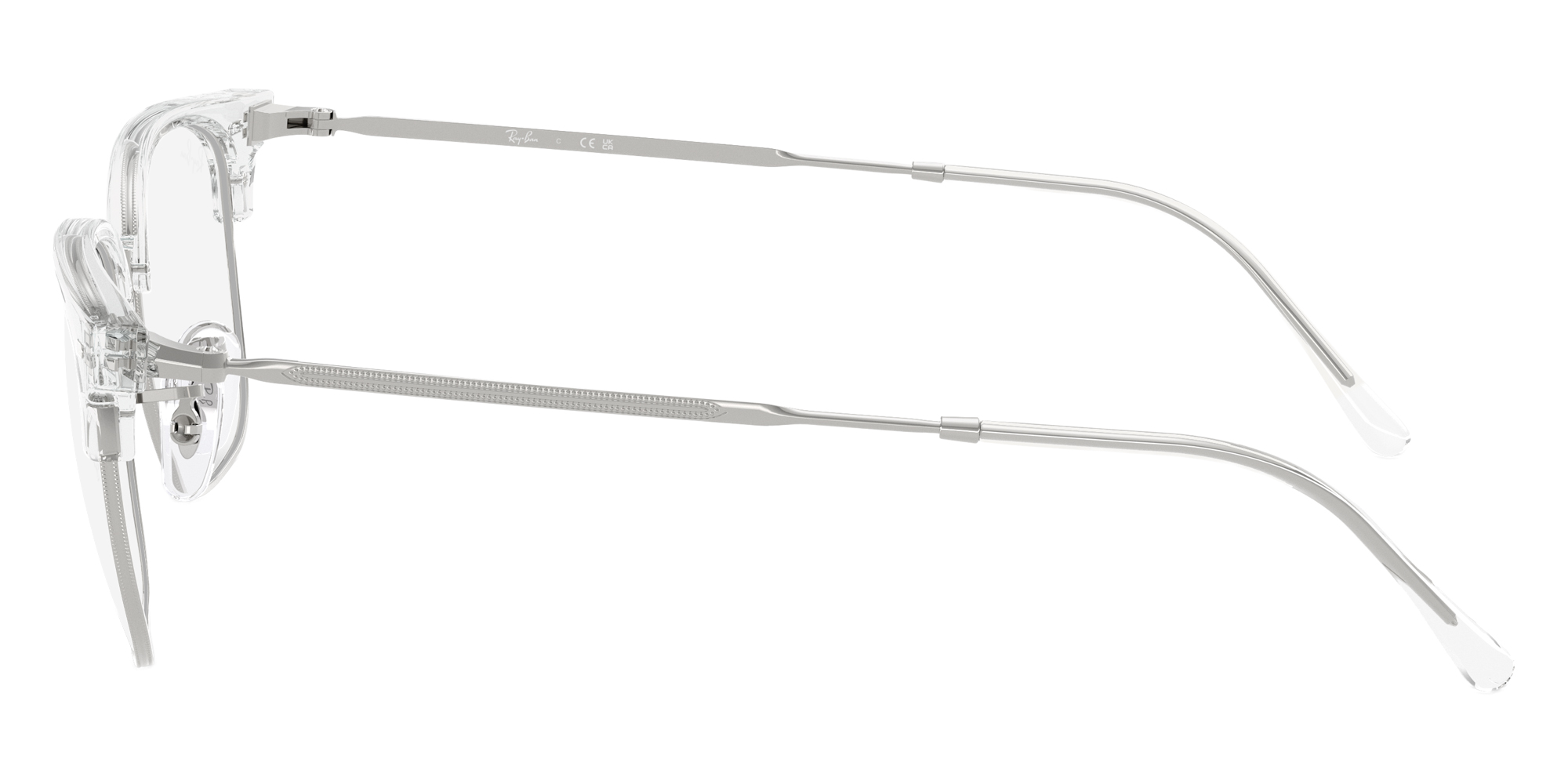 Color: Transparent on Silver (2001) - Ray-Ban RX7216F200153