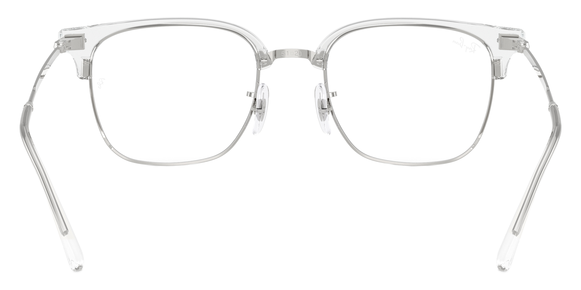 Color: Transparent on Silver (2001) - Ray-Ban RX7216F200153