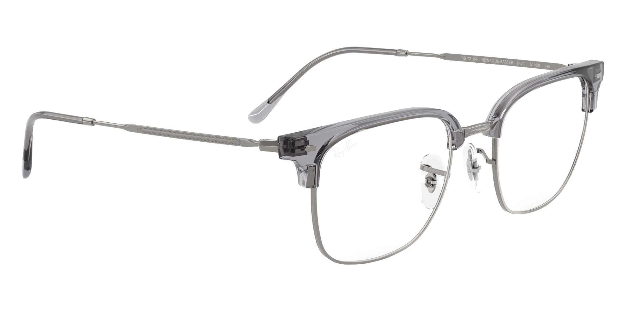 Color: Gray on Gunmetal (8470) - Ray-Ban RX7216F847053
