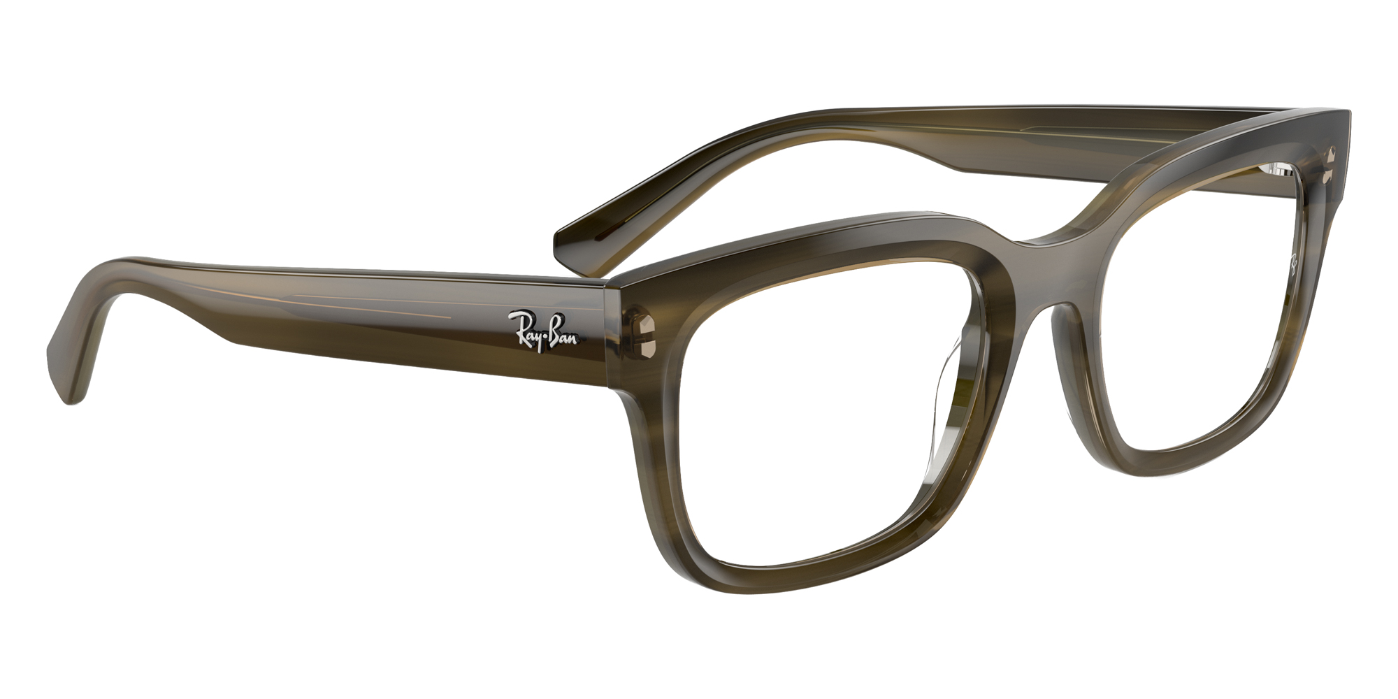 Color: Striped Green (8468) - Ray-Ban RX7217846852