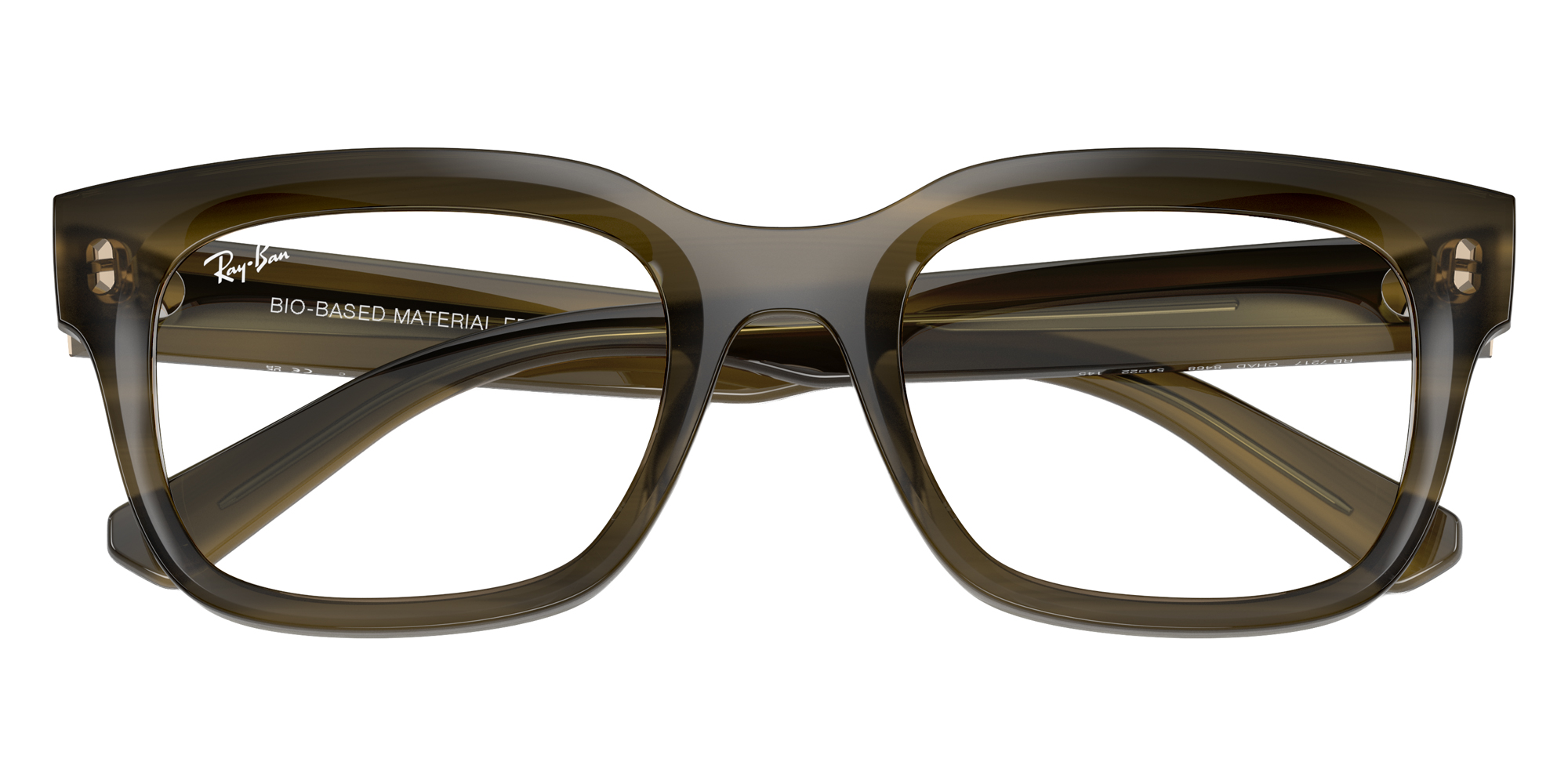 Color: Striped Green (8468) - Ray-Ban RX7217846852