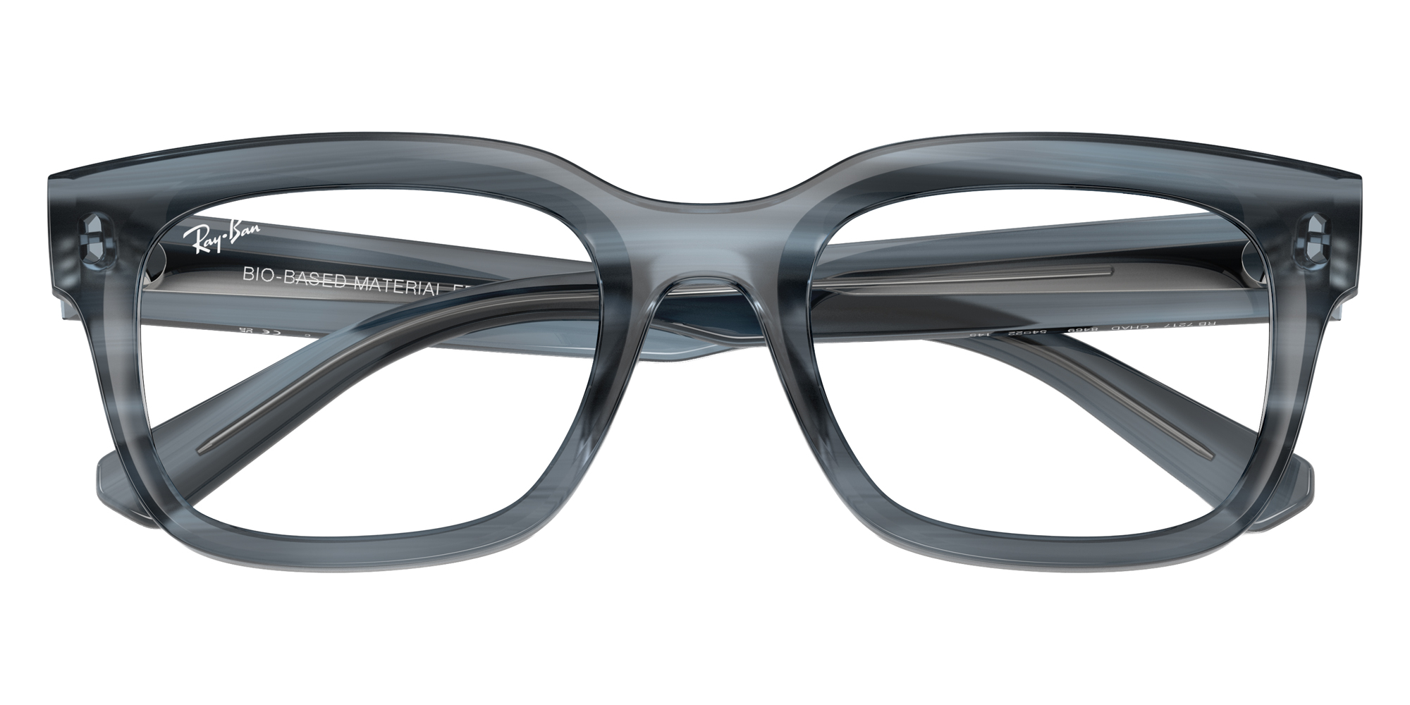 Color: Striped Blue (8469) - Ray-Ban RX7217846954