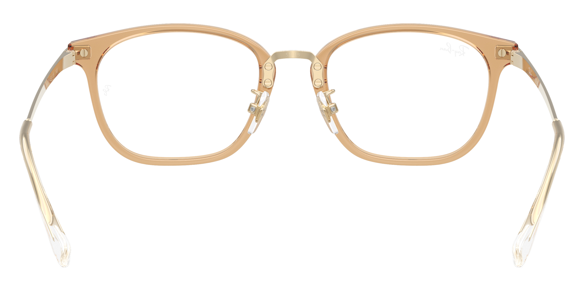 Color: Transparent Brown on Pale Gold (8473) - Ray-Ban RX7247D847351