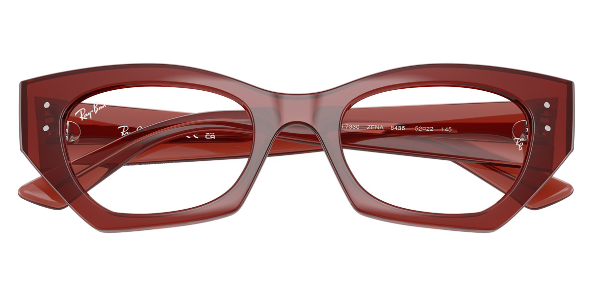 Color: Shiny Rusty Brown (8436) - Ray-Ban RX7330843649
