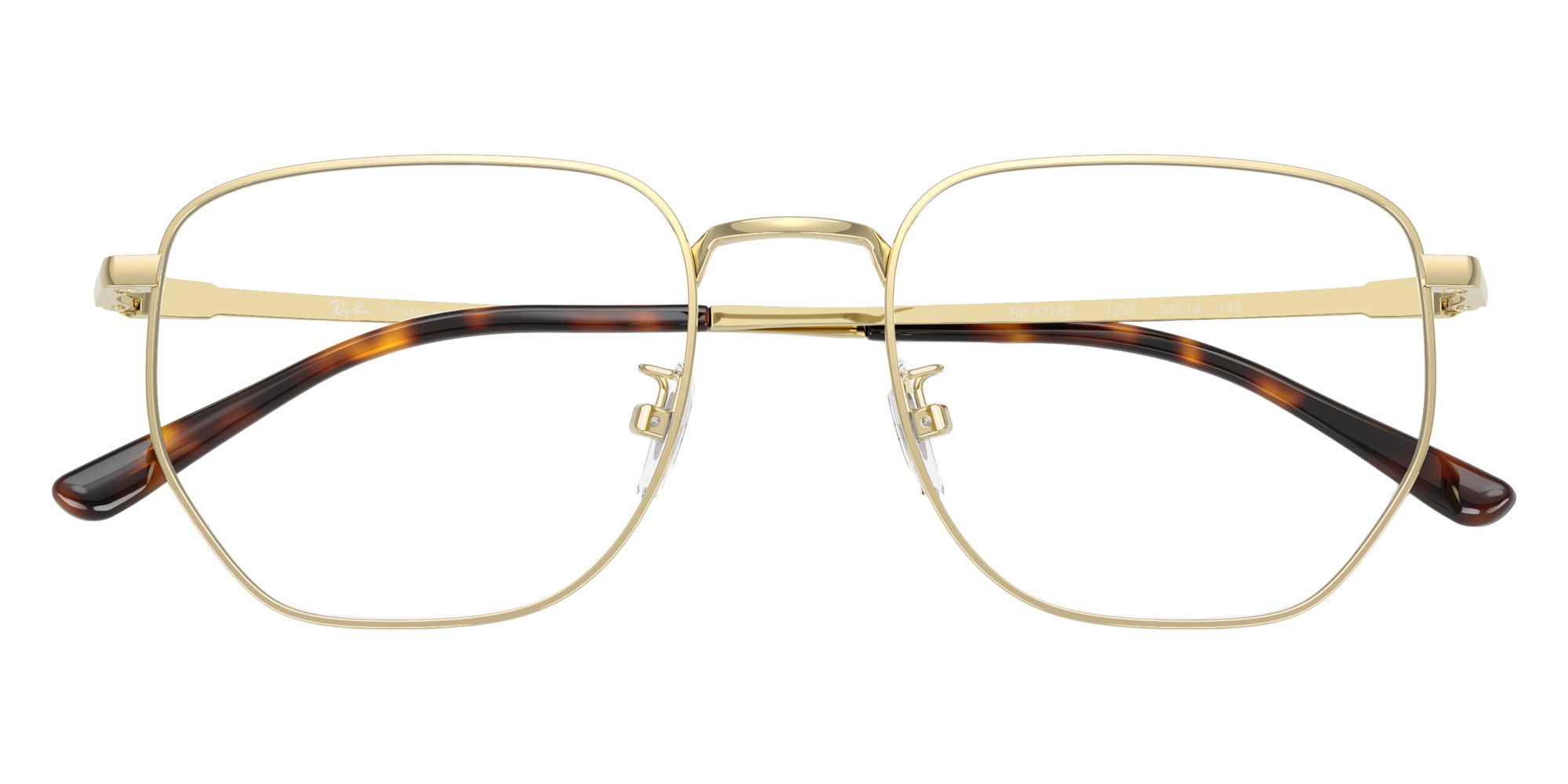 Color: Pale Gold (1251) - Ray-Ban RX8776D125153
