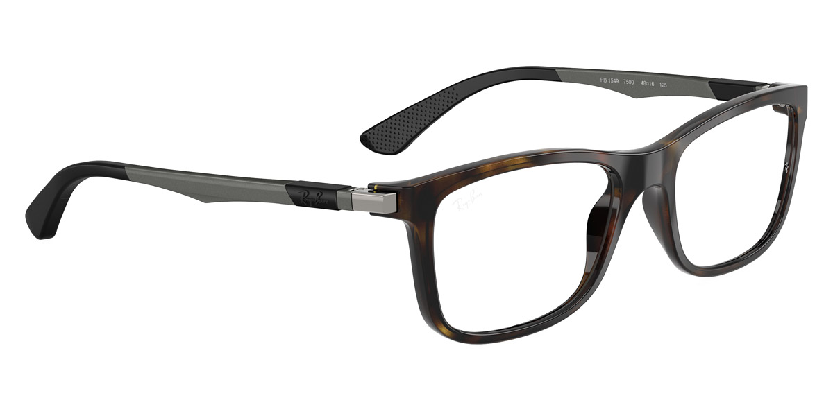 Color: Havana/Gunmetal/Rubber Black (7500) - Ray-Ban RY1549750048