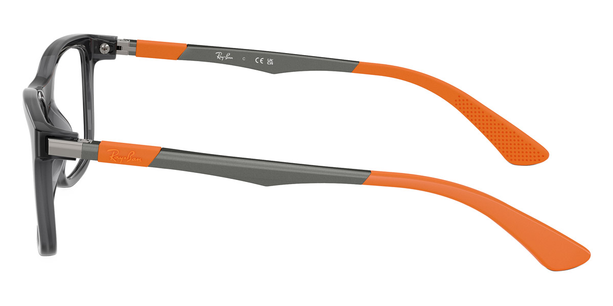 Color: Gray/Gunmetal/Rubber Orange (7503) - Ray-Ban RY1549750348