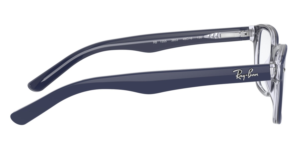 Color: Blue on Transparent (3853) - Ray-Ban RY1555385348
