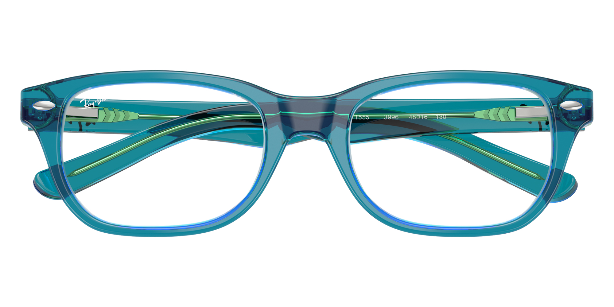 Color: Transparent Blue and Green (3996) - Ray-Ban RY1555399648