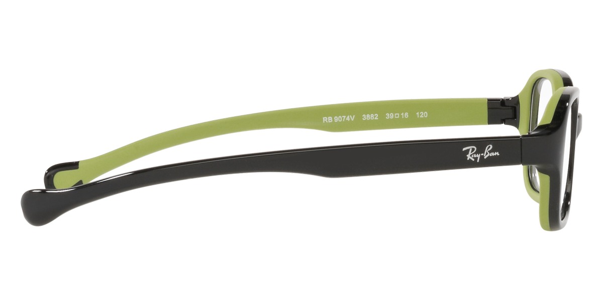 Color: Black on Rubber Green (3882) - Ray-Ban RY9074V388241