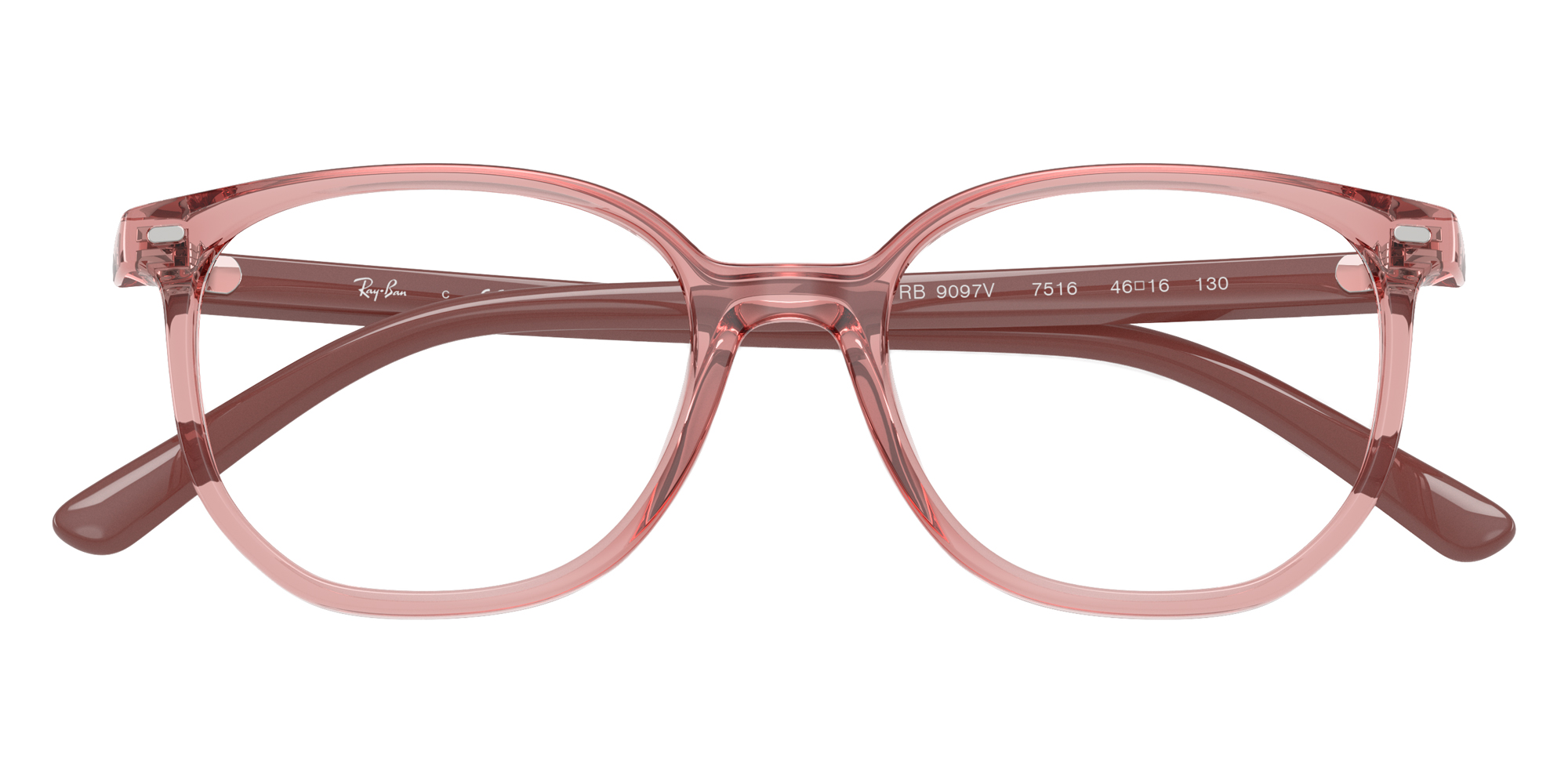 Color: Transparent Pink (7516) - Ray-Ban RY9097V751646